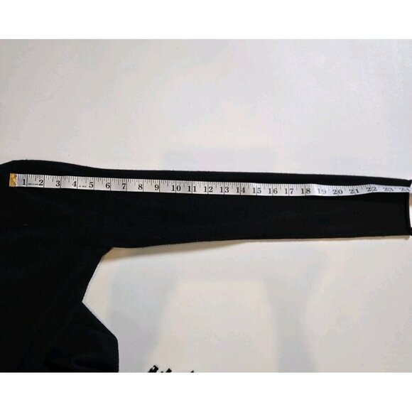 Kenar Black Hooded Long Cardigan Fringe Small Long Sleeved Boho Whimsygoth Wool - Picture 3 of 7